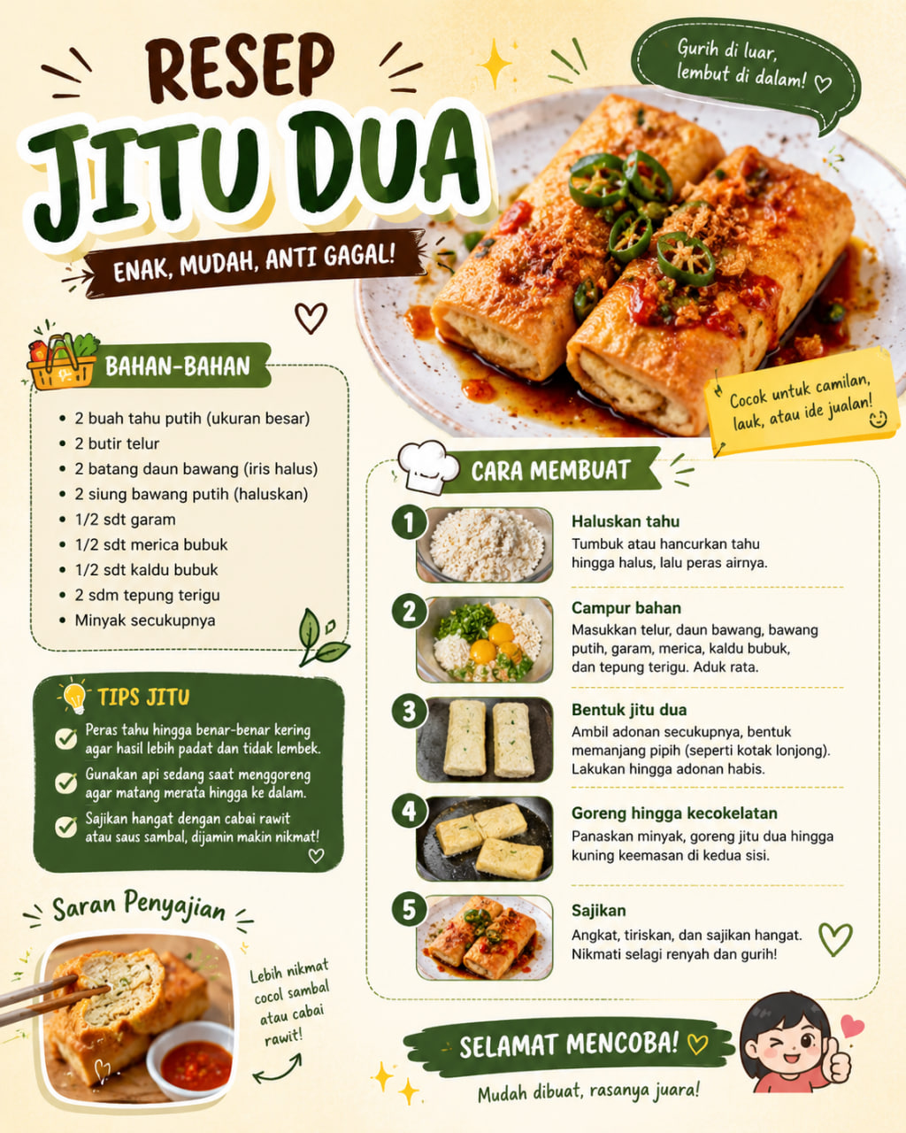 Resep Jitu Duaesep Jitu Ayam Goreng Gurih dan Renyah Anti GagalResep Jitu Dua